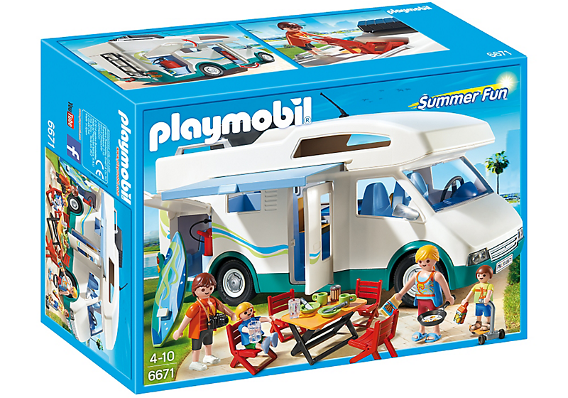 Playmobil. Серия Аквапарк - Семейный автомобиль - дом на колесах  